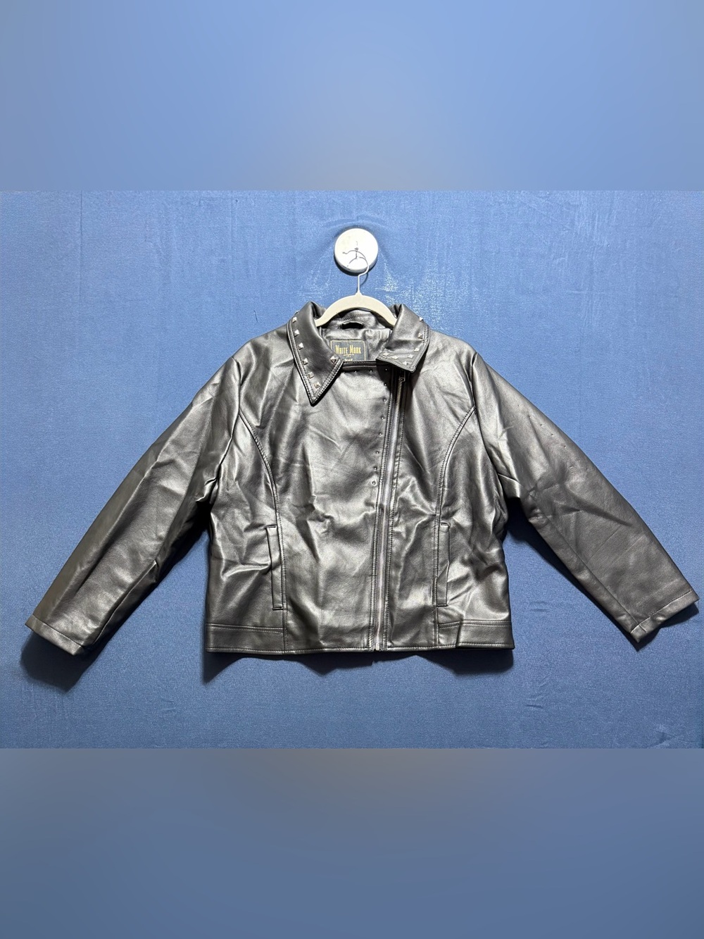 Polyurethane NWT Size 1X White Mark Moto Jacket
